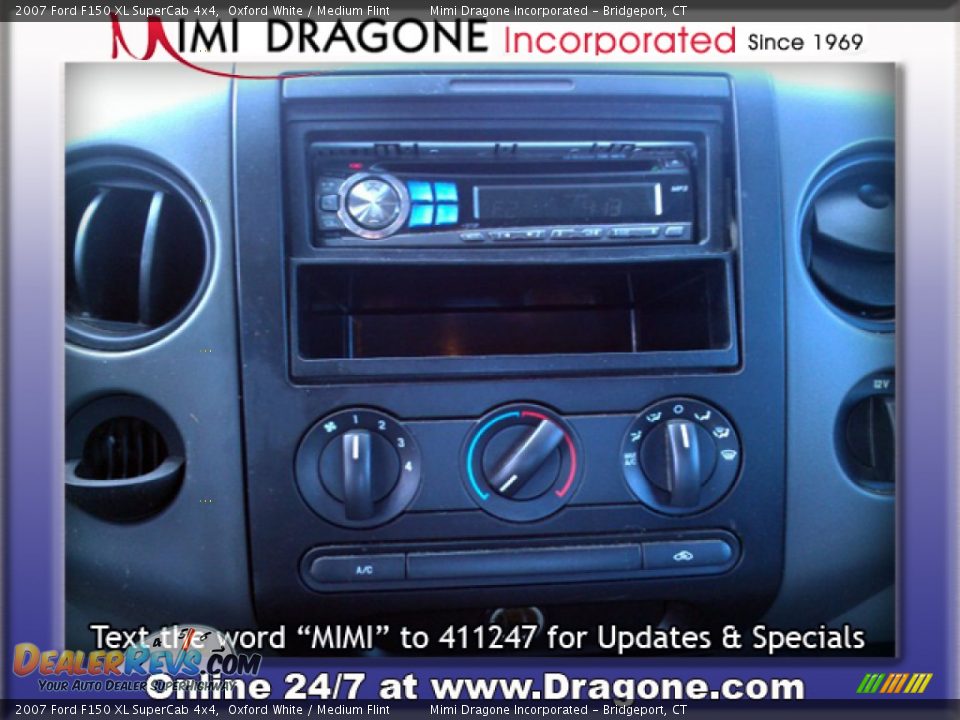 2007 Ford F150 XL SuperCab 4x4 Oxford White / Medium Flint Photo #15