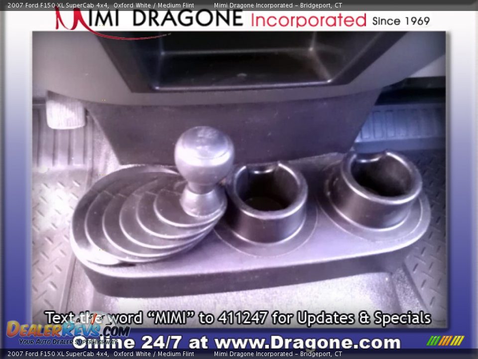 2007 Ford F150 XL SuperCab 4x4 Oxford White / Medium Flint Photo #16