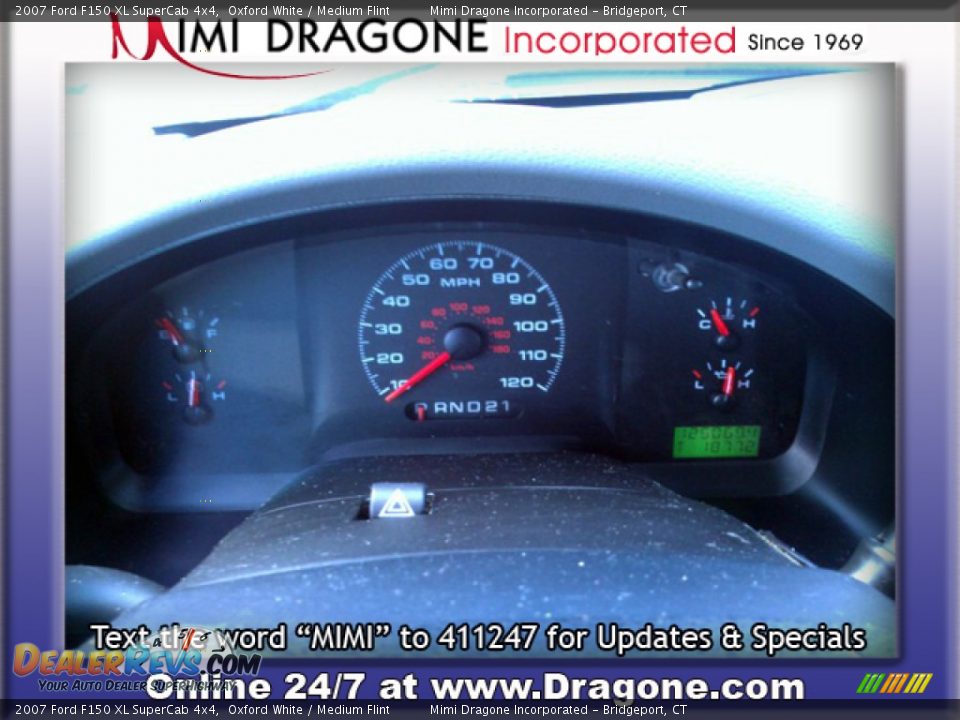 2007 Ford F150 XL SuperCab 4x4 Oxford White / Medium Flint Photo #17