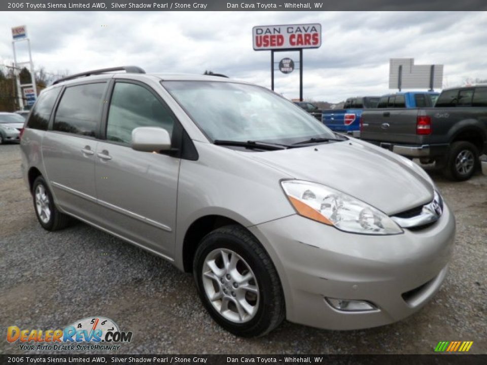 2006 Toyota Sienna Limited AWD Silver Shadow Pearl / Stone Gray Photo #1