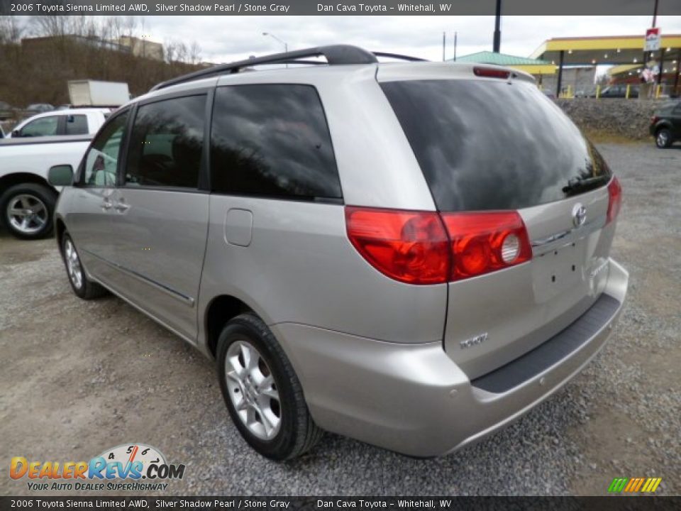2006 Toyota Sienna Limited AWD Silver Shadow Pearl / Stone Gray Photo #3