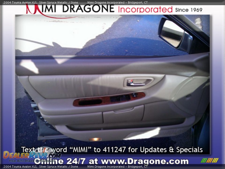 2004 Toyota Avalon XLS Silver Spruce Metallic / Stone Photo #14