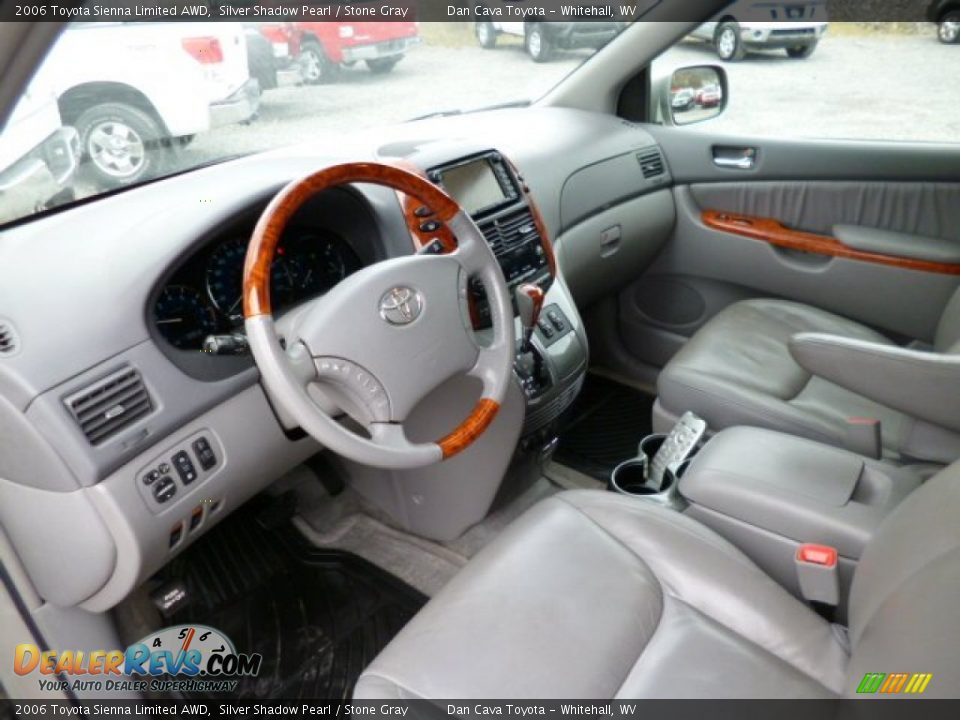 Stone Gray Interior - 2006 Toyota Sienna Limited AWD Photo #11