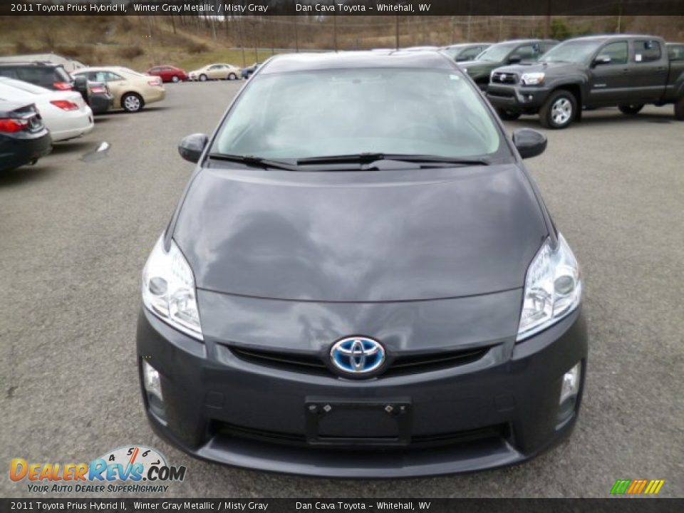 2011 Toyota Prius Hybrid II Winter Gray Metallic / Misty Gray Photo #2