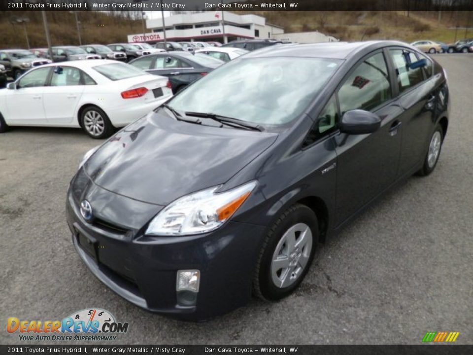2011 Toyota Prius Hybrid II Winter Gray Metallic / Misty Gray Photo #3