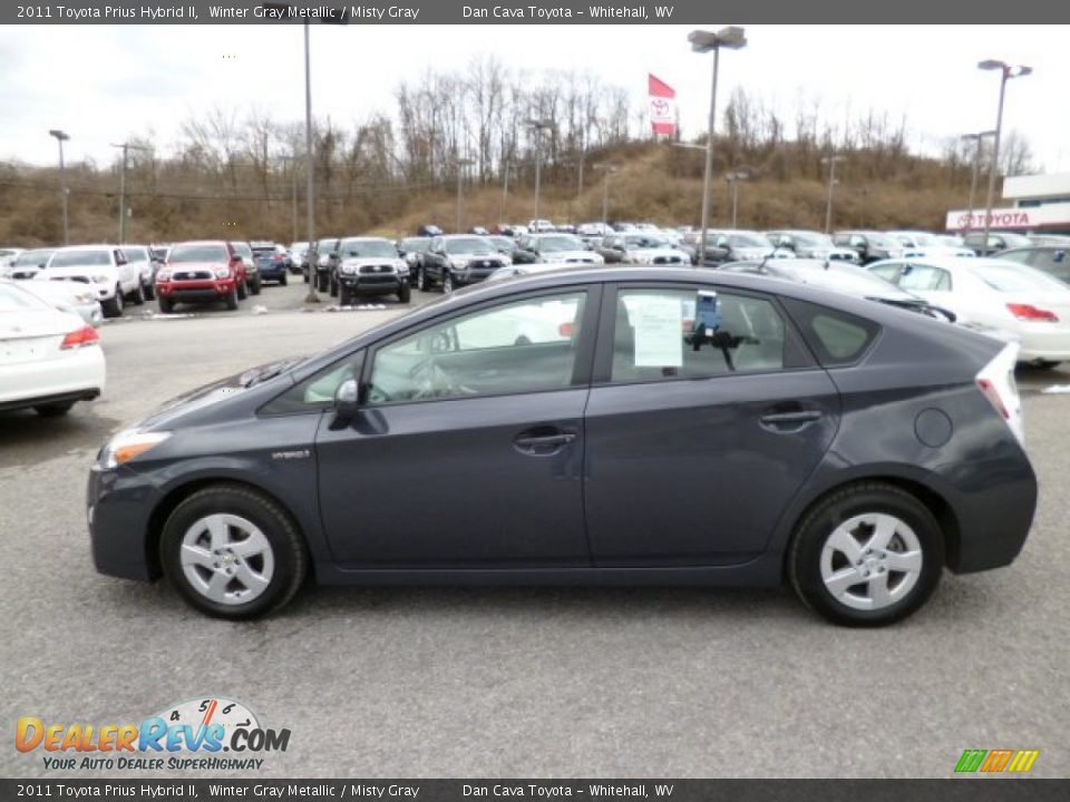 2011 Toyota Prius Hybrid II Winter Gray Metallic / Misty Gray Photo #4