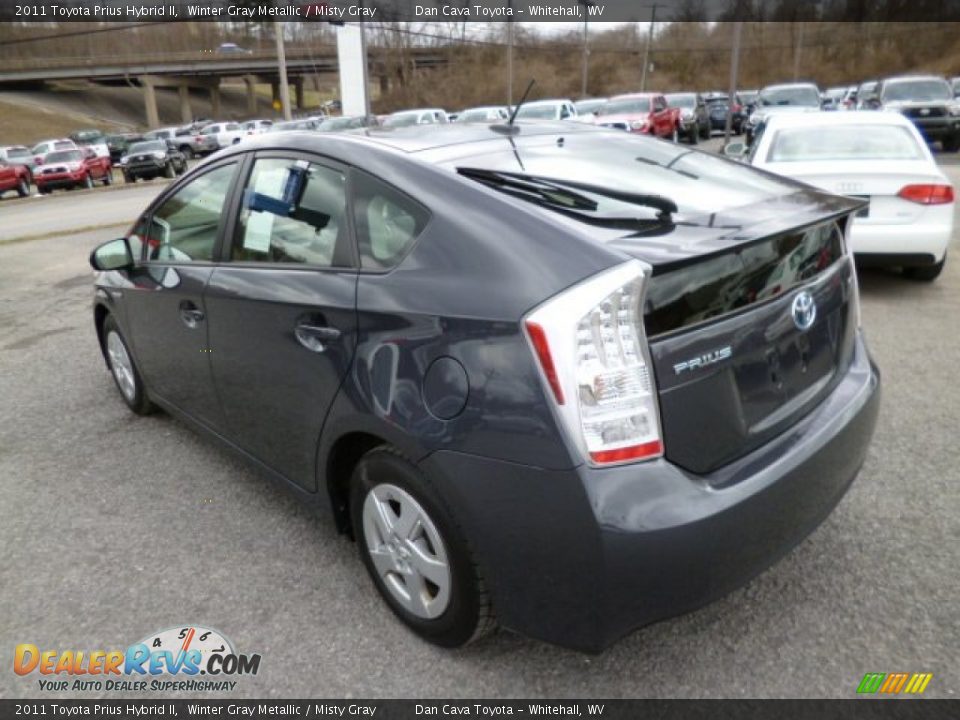 2011 Toyota Prius Hybrid II Winter Gray Metallic / Misty Gray Photo #5