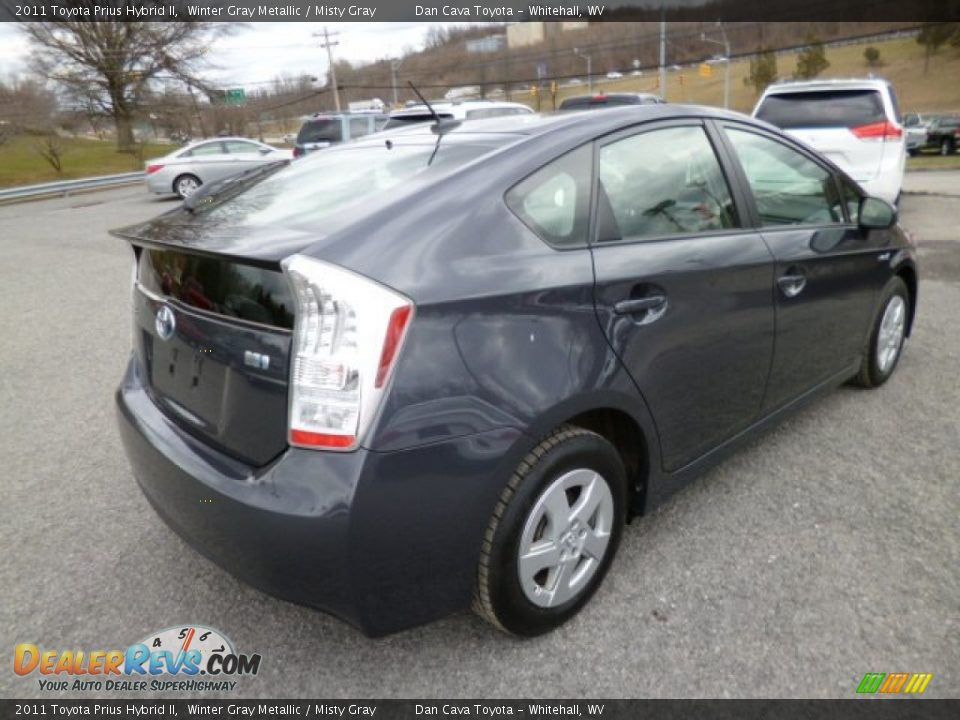2011 Toyota Prius Hybrid II Winter Gray Metallic / Misty Gray Photo #7