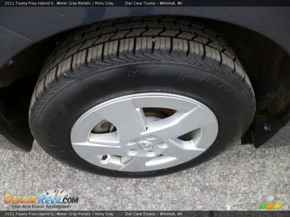 2011 Toyota Prius Hybrid II Winter Gray Metallic / Misty Gray Photo #8