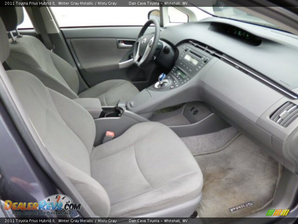 2011 Toyota Prius Hybrid II Winter Gray Metallic / Misty Gray Photo #9
