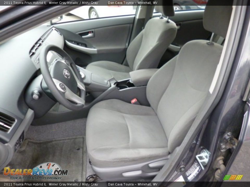 2011 Toyota Prius Hybrid II Winter Gray Metallic / Misty Gray Photo #11