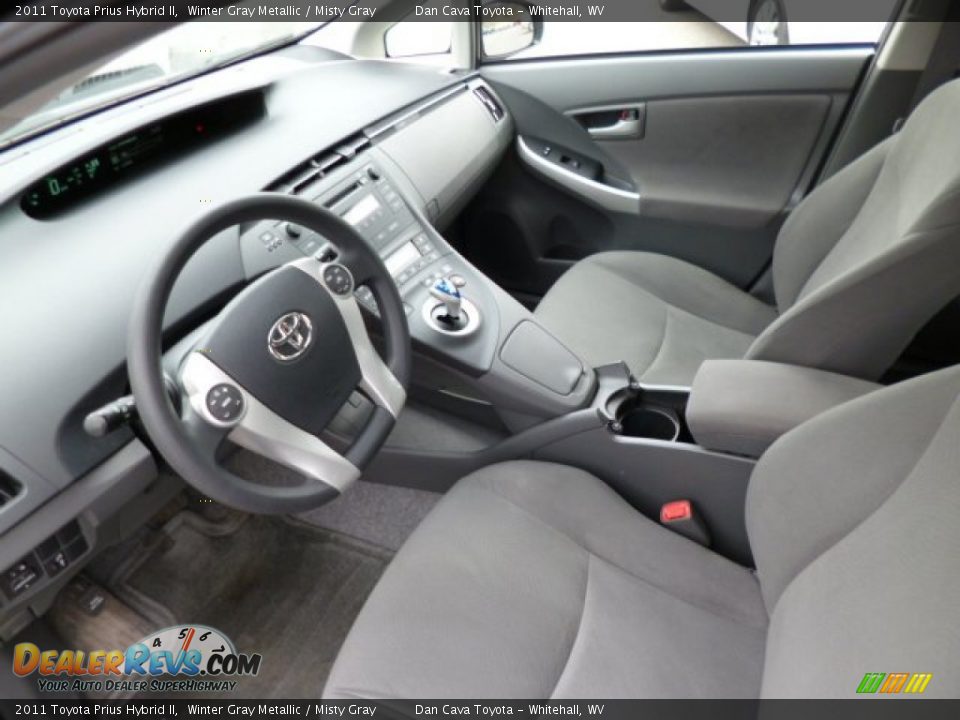 2011 Toyota Prius Hybrid II Winter Gray Metallic / Misty Gray Photo #12