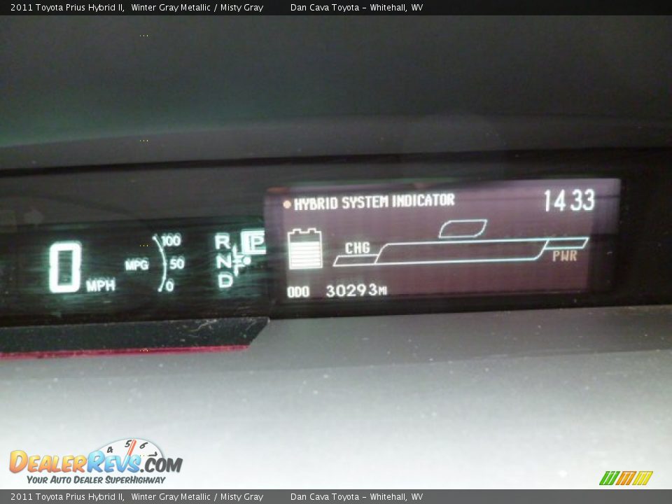 2011 Toyota Prius Hybrid II Winter Gray Metallic / Misty Gray Photo #15