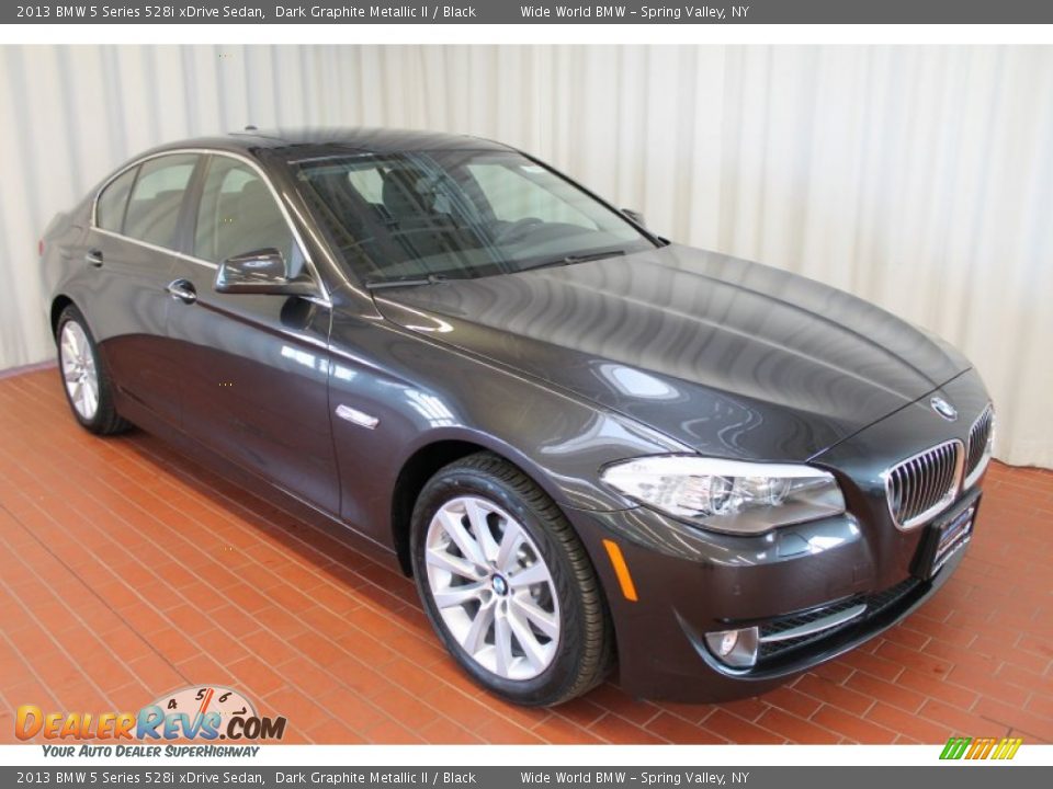 2013 BMW 5 Series 528i xDrive Sedan Dark Graphite Metallic II / Black Photo #1
