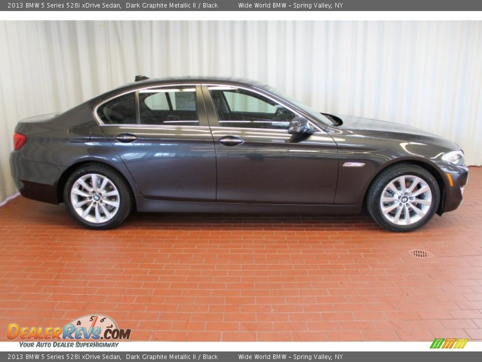 2013 BMW 5 Series 528i xDrive Sedan Dark Graphite Metallic II / Black Photo #3