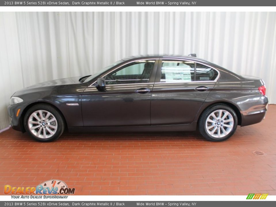 2013 BMW 5 Series 528i xDrive Sedan Dark Graphite Metallic II / Black Photo #4