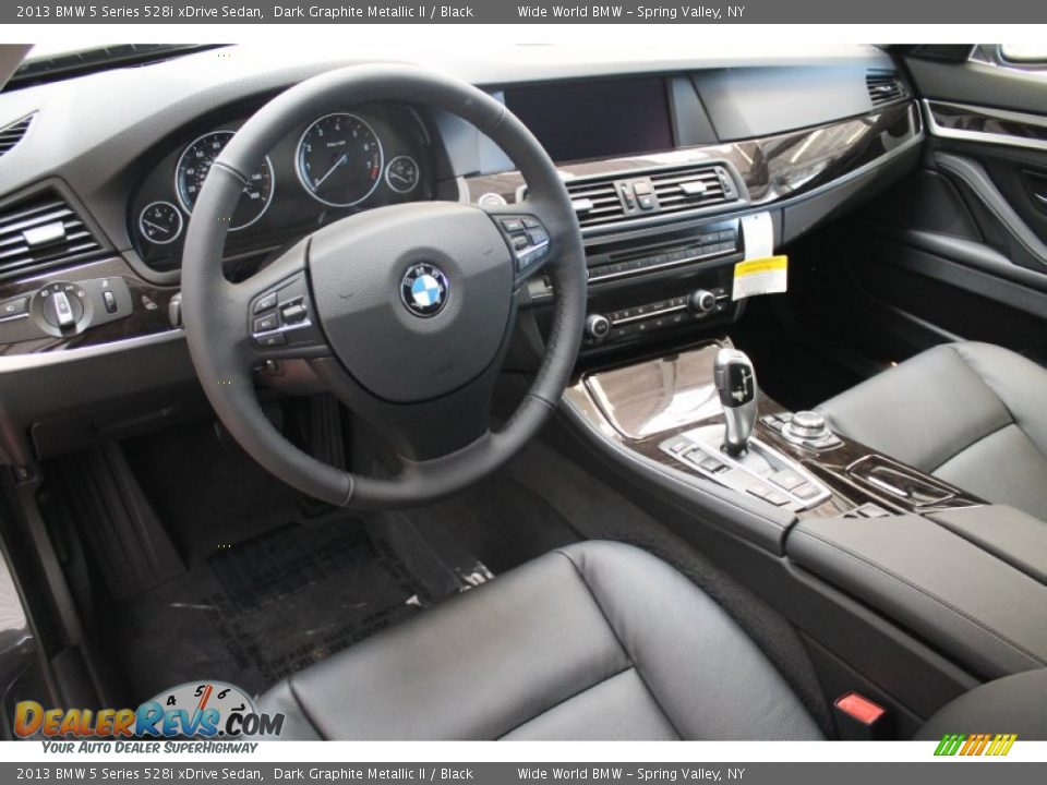 2013 BMW 5 Series 528i xDrive Sedan Dark Graphite Metallic II / Black Photo #8