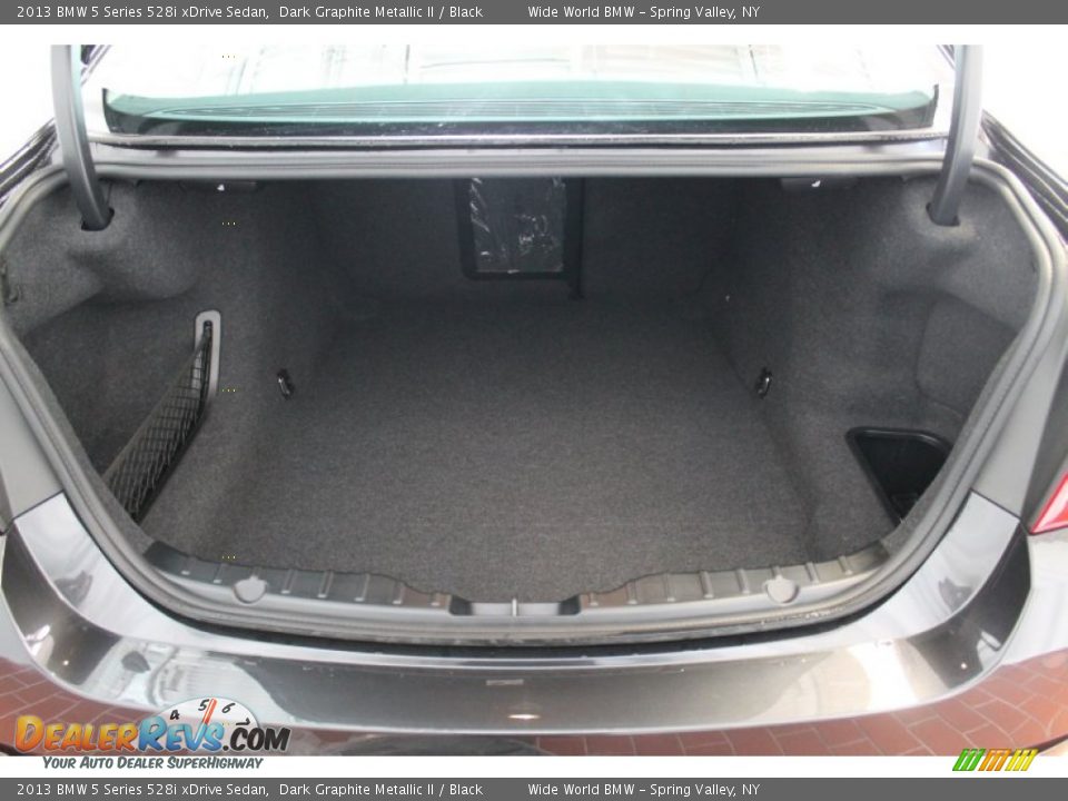 2013 BMW 5 Series 528i xDrive Sedan Dark Graphite Metallic II / Black Photo #13