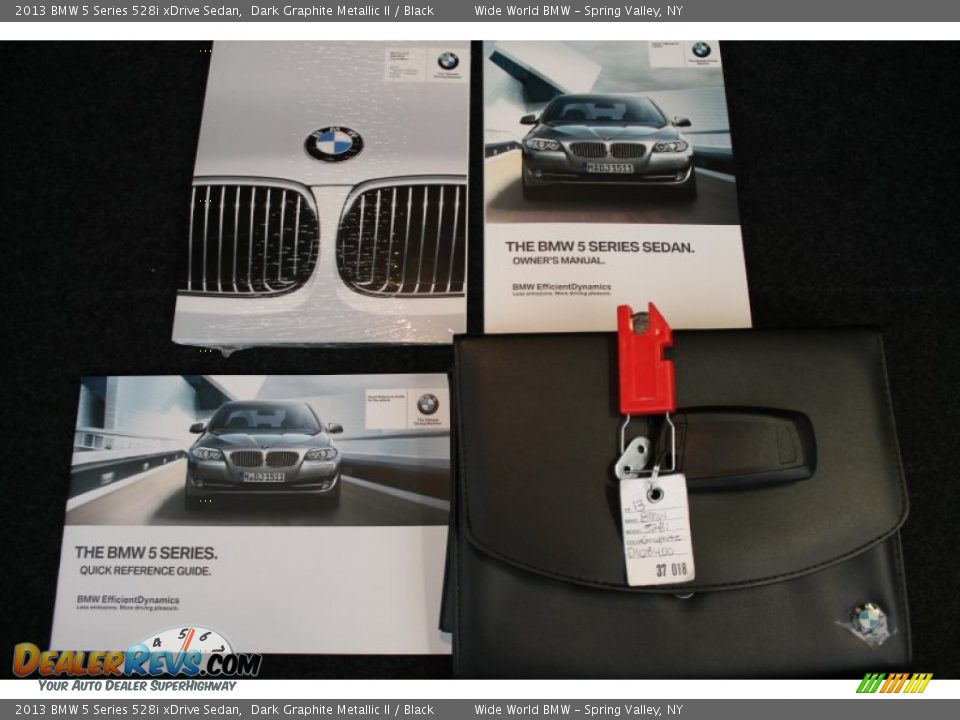2013 BMW 5 Series 528i xDrive Sedan Dark Graphite Metallic II / Black Photo #17