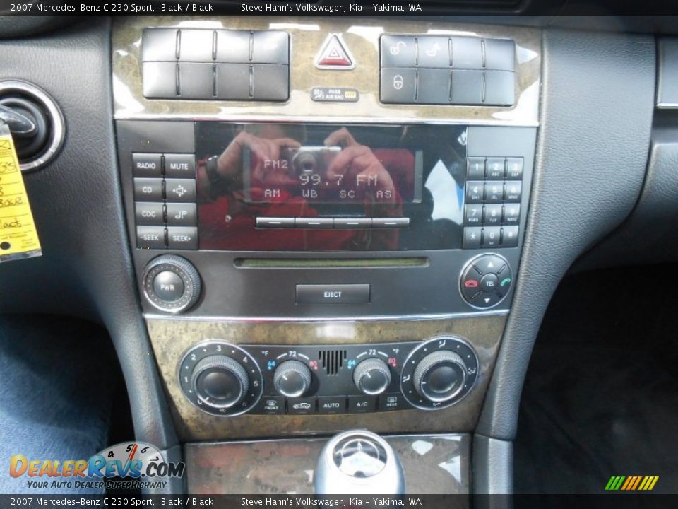2007 Mercedes-Benz C 230 Sport Black / Black Photo #23