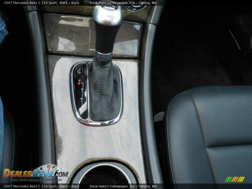 2007 Mercedes-Benz C 230 Sport Black / Black Photo #26