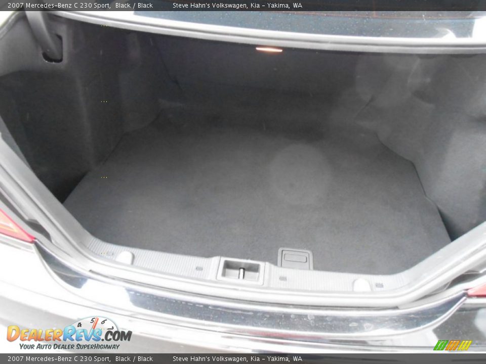 2007 Mercedes-Benz C 230 Sport Black / Black Photo #33