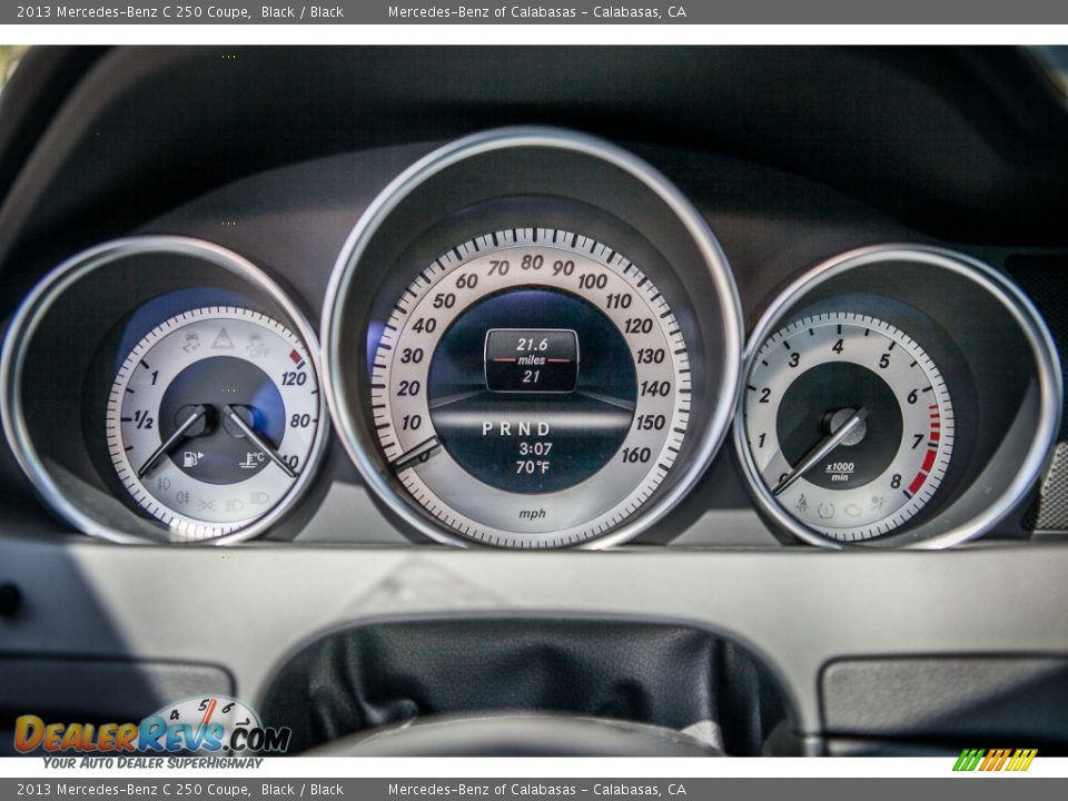 2013 Mercedes-Benz C 250 Coupe Black / Black Photo #6