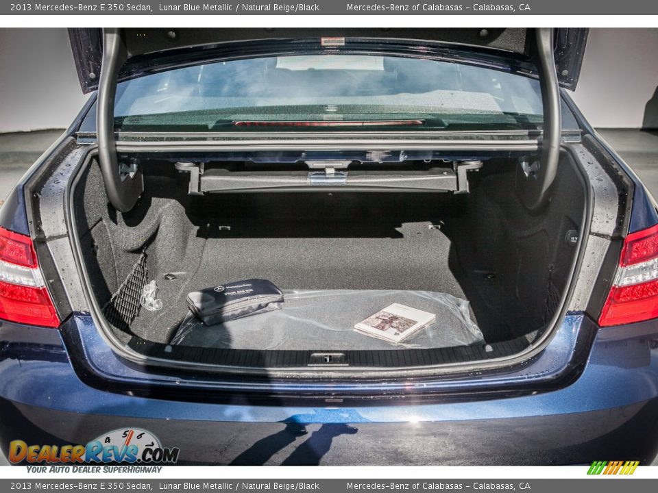 2013 Mercedes-Benz E 350 Sedan Lunar Blue Metallic / Natural Beige/Black Photo #3