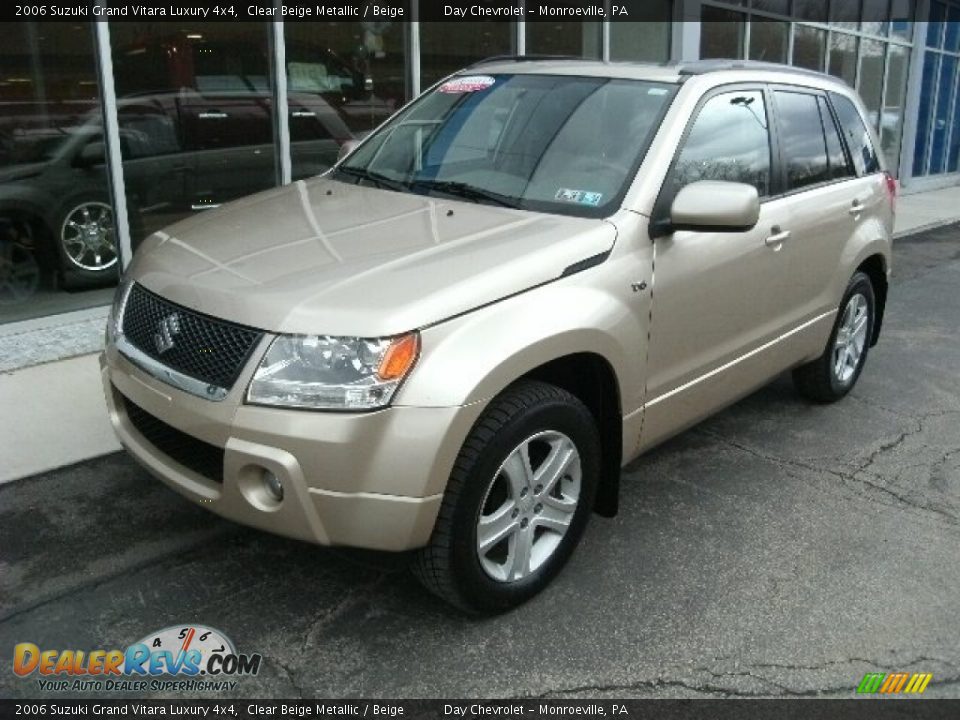 2006 Suzuki Grand Vitara Luxury 4x4 Clear Beige Metallic / Beige Photo #2