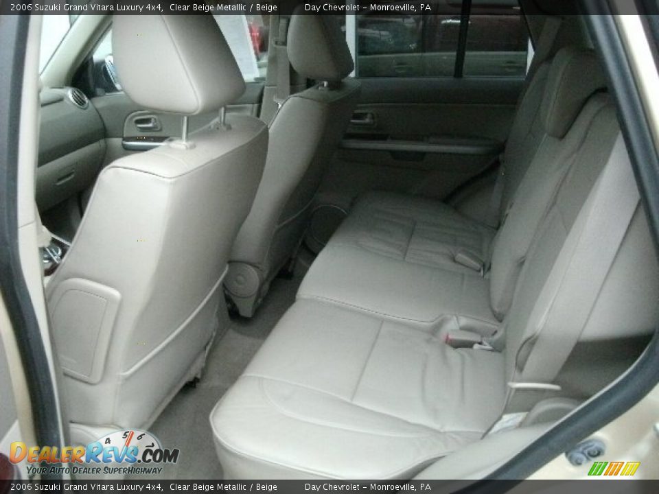 2006 Suzuki Grand Vitara Luxury 4x4 Clear Beige Metallic / Beige Photo #7