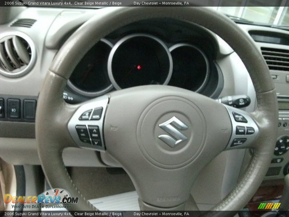 2006 Suzuki Grand Vitara Luxury 4x4 Clear Beige Metallic / Beige Photo #13