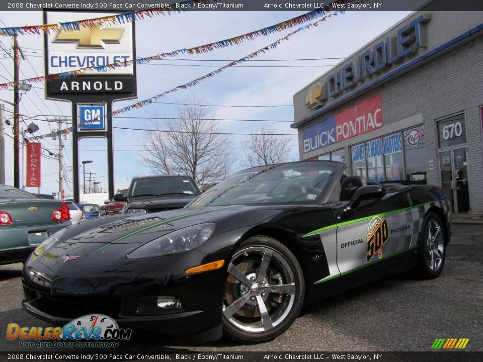 2008 Chevrolet Corvette Indy 500 Pace Car Convertible Black / Ebony/Titanium Photo #1