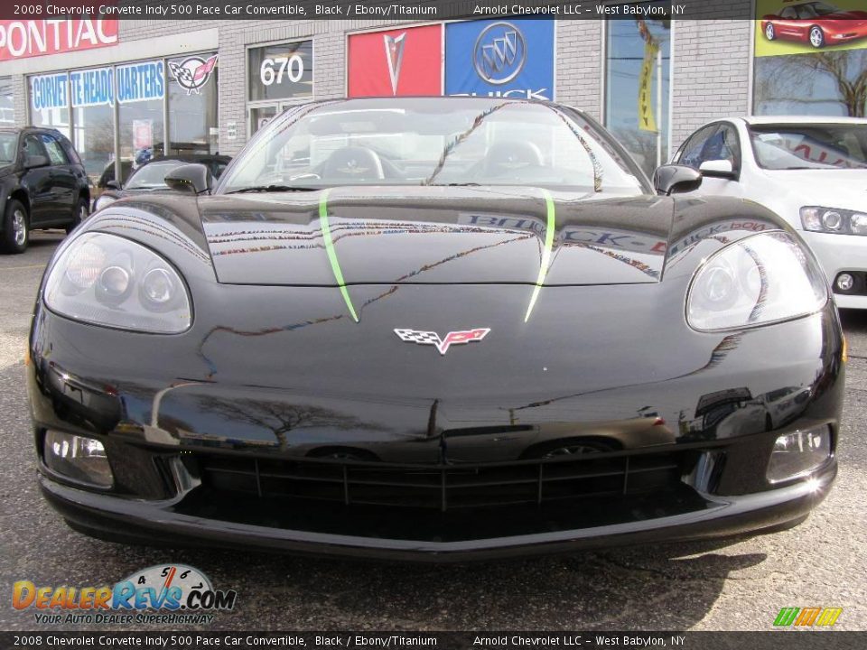 2008 Chevrolet Corvette Indy 500 Pace Car Convertible Black / Ebony/Titanium Photo #2