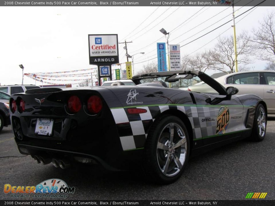 2008 Chevrolet Corvette Indy 500 Pace Car Convertible Black / Ebony/Titanium Photo #3