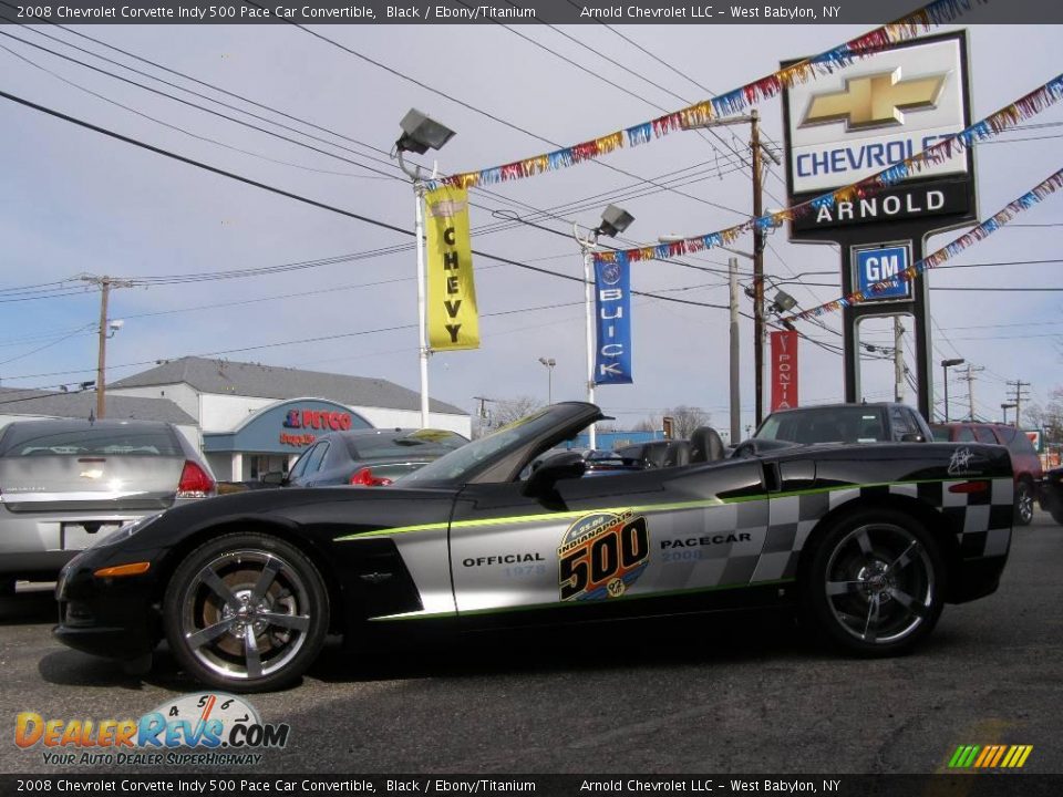 2008 Chevrolet Corvette Indy 500 Pace Car Convertible Black / Ebony/Titanium Photo #6