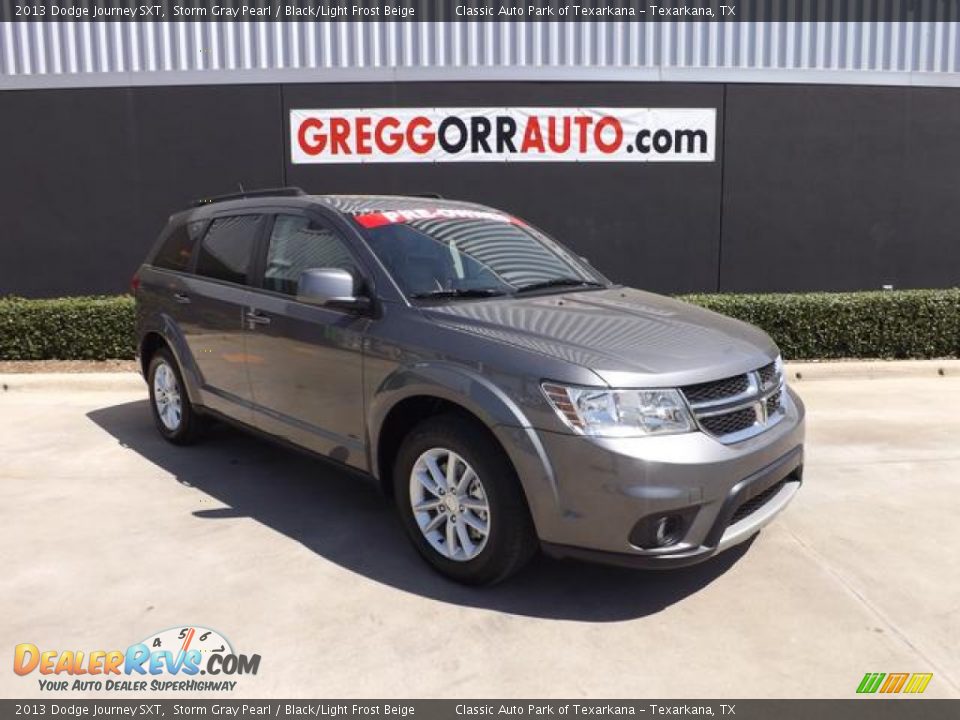 2013 Dodge Journey SXT Storm Gray Pearl / Black/Light Frost Beige Photo #1