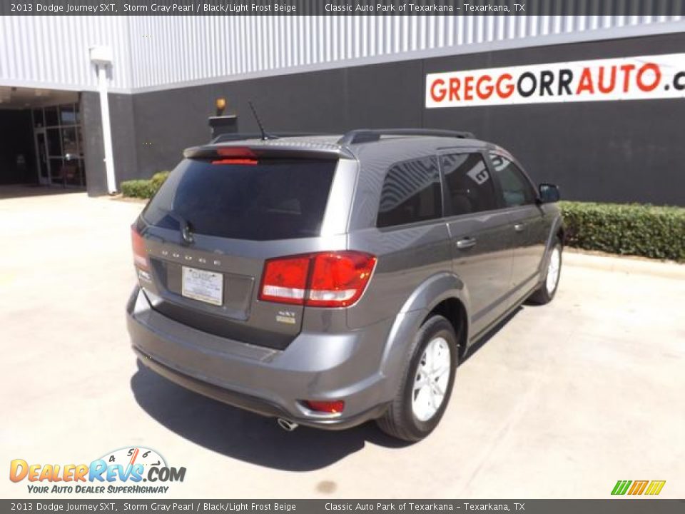 2013 Dodge Journey SXT Storm Gray Pearl / Black/Light Frost Beige Photo #7