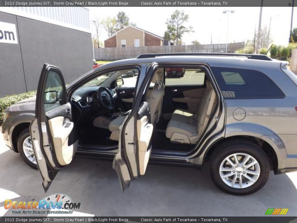 2013 Dodge Journey SXT Storm Gray Pearl / Black/Light Frost Beige Photo #9