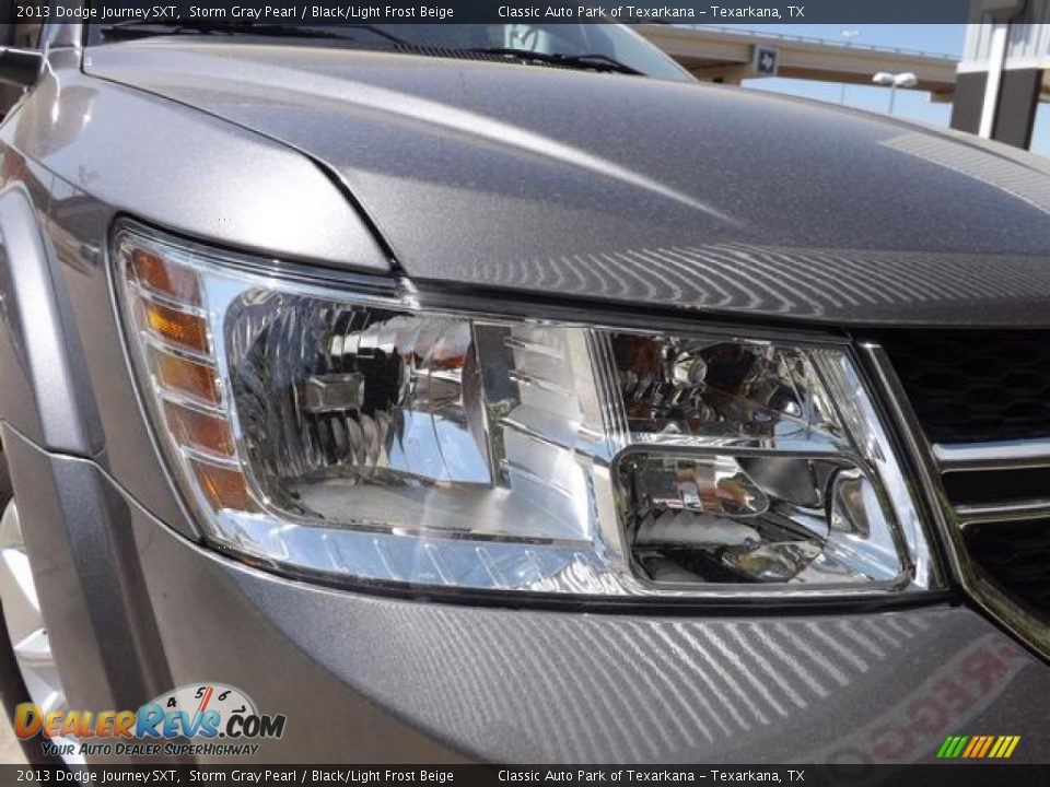 2013 Dodge Journey SXT Storm Gray Pearl / Black/Light Frost Beige Photo #12