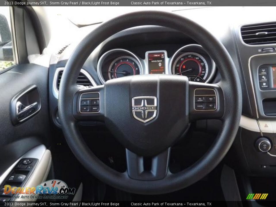 2013 Dodge Journey SXT Storm Gray Pearl / Black/Light Frost Beige Photo #17