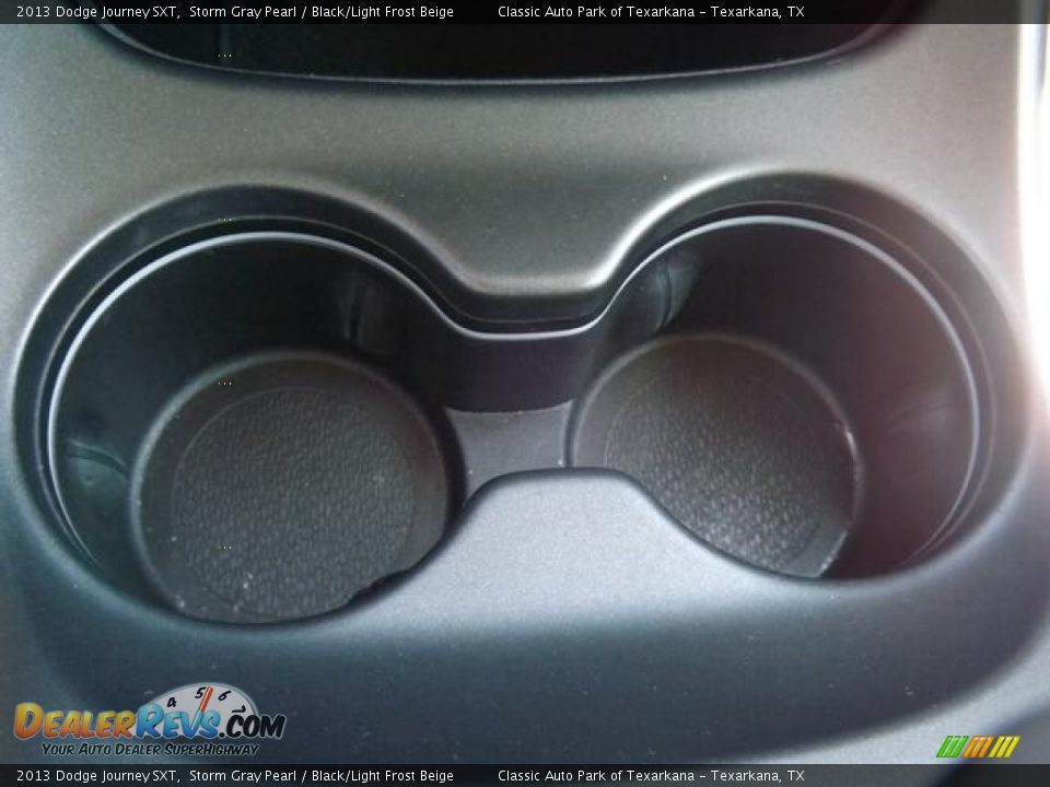 2013 Dodge Journey SXT Storm Gray Pearl / Black/Light Frost Beige Photo #23