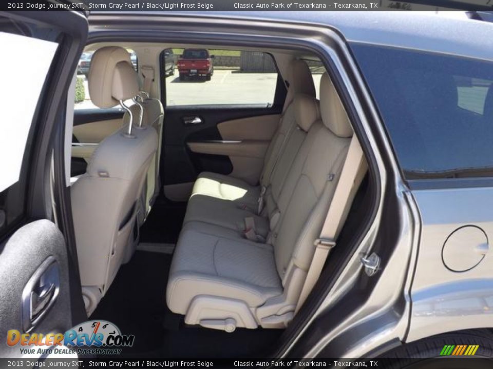 2013 Dodge Journey SXT Storm Gray Pearl / Black/Light Frost Beige Photo #26