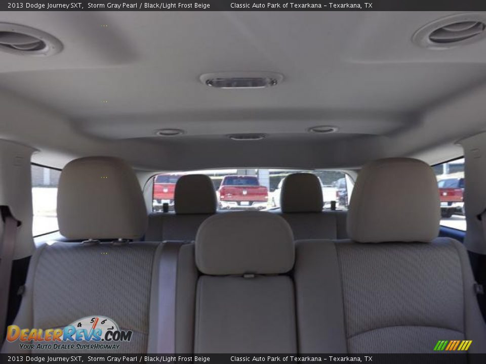 2013 Dodge Journey SXT Storm Gray Pearl / Black/Light Frost Beige Photo #27