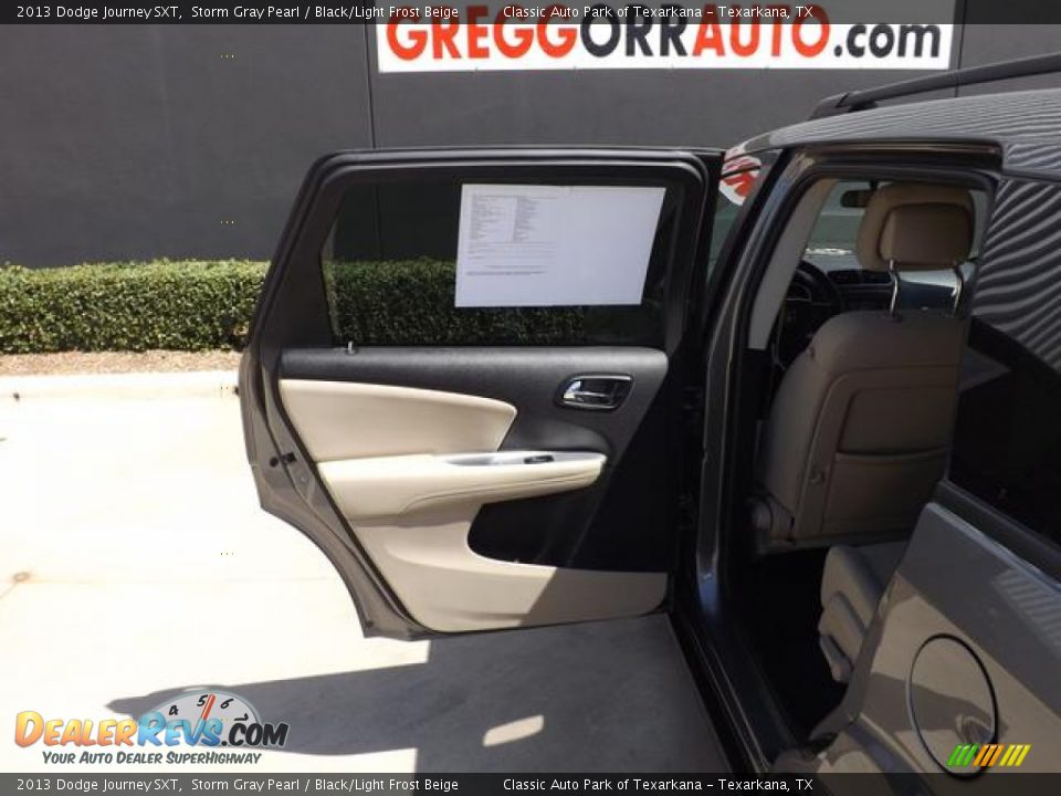2013 Dodge Journey SXT Storm Gray Pearl / Black/Light Frost Beige Photo #30
