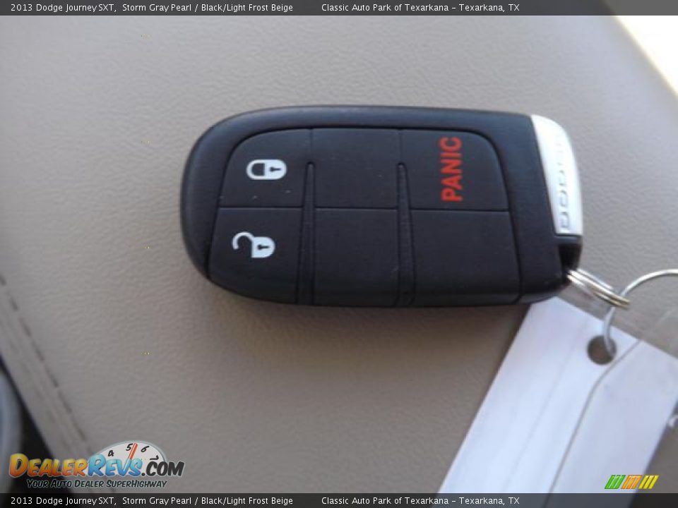 2013 Dodge Journey SXT Storm Gray Pearl / Black/Light Frost Beige Photo #33