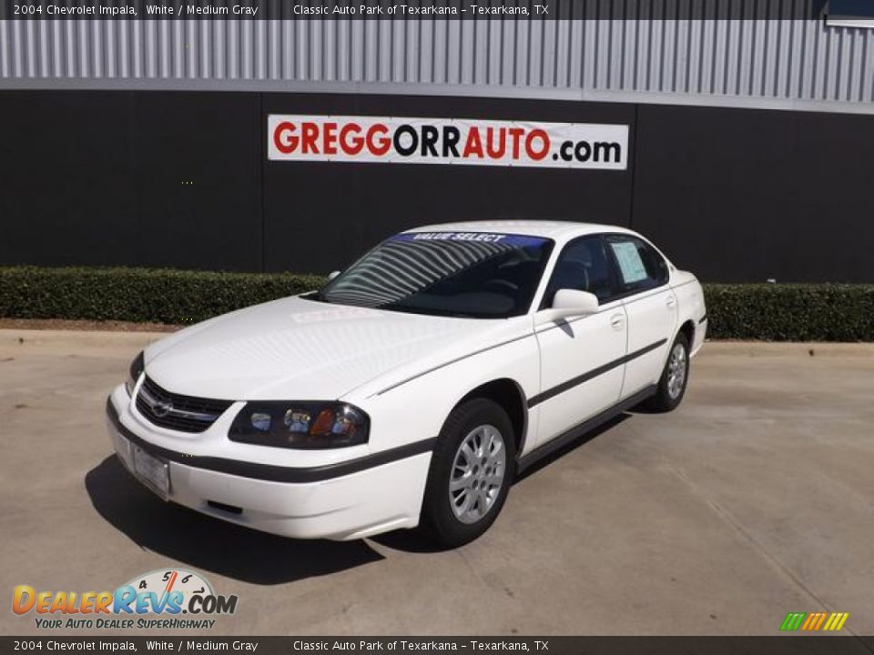 2004 Chevrolet Impala White / Medium Gray Photo #2