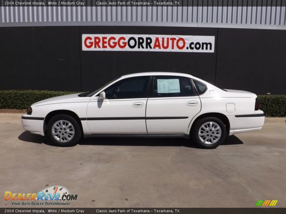 2004 Chevrolet Impala White / Medium Gray Photo #4