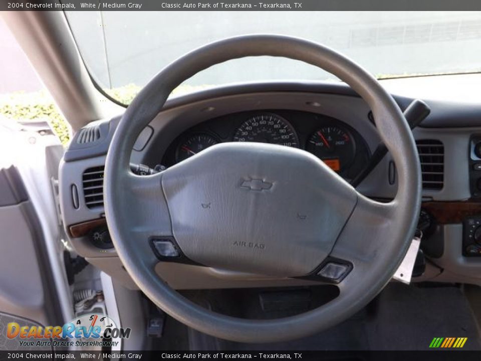 2004 Chevrolet Impala White / Medium Gray Photo #16
