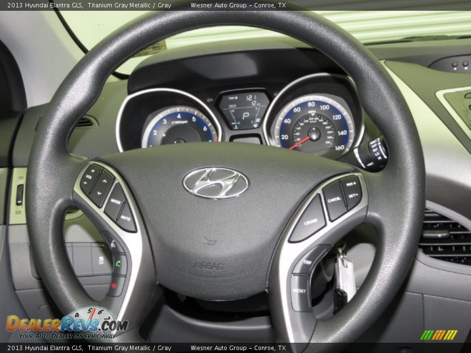 2013 Hyundai Elantra GLS Steering Wheel Photo #4