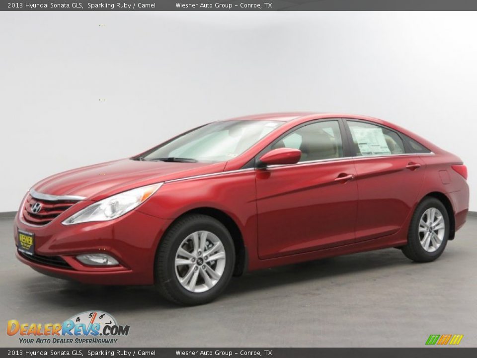 2013 Hyundai Sonata GLS Sparkling Ruby / Camel Photo #1